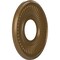 Ekena Millwork Berkshire PVC Medallion (Canopies up to 4 1/2"), 10"OD x 3 1/2"ID x 3/4"P, Metallic Champagne Bronze CMP10BECCB - alternate 4